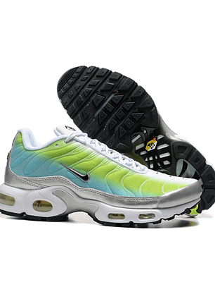 Zapatillas Airmaxplus Degradé verde celeste plateado