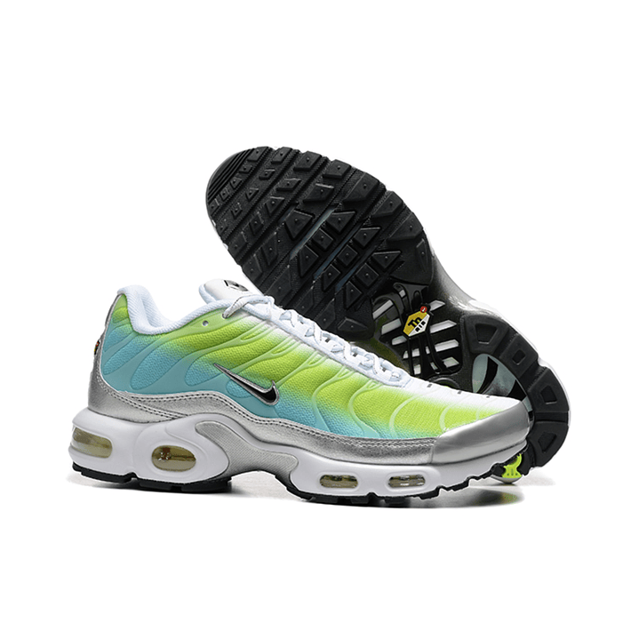 Zapatillas Airmaxplus Degradé verde celeste plateado 1
