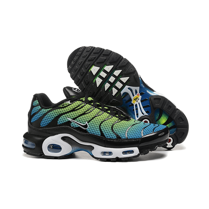 Zapatillas Airmaxplus TN Negras degradé verde azul  1