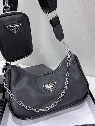Bolso Pr da Nylon negro 