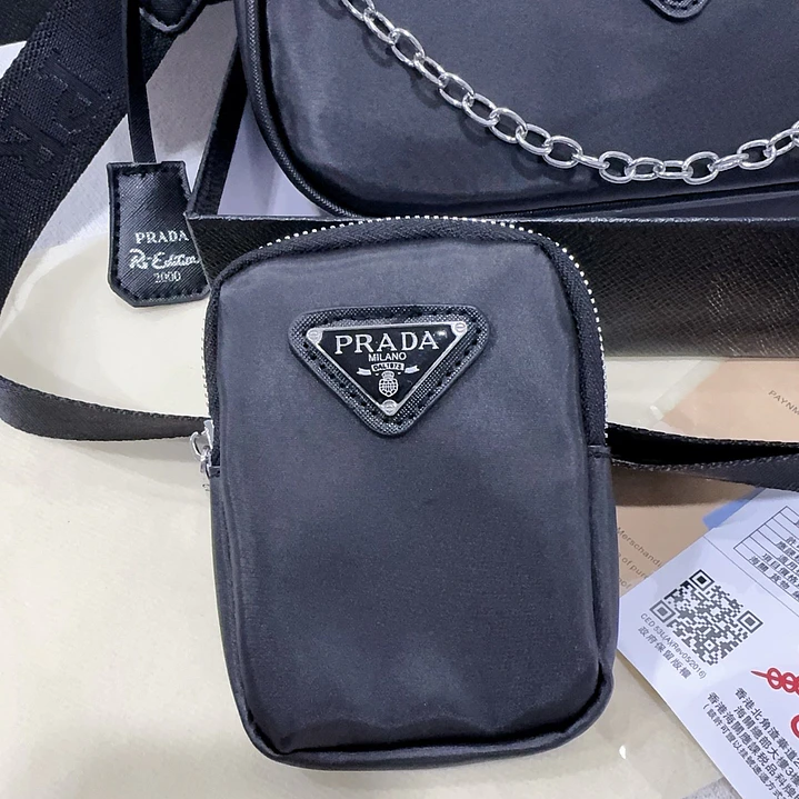 Bolso Pr da Nylon negro  3