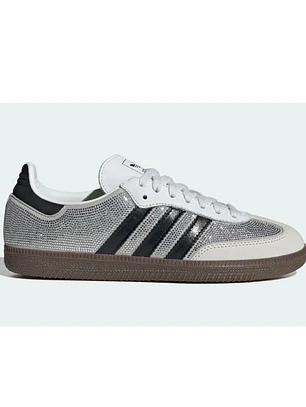 Zapatillas sam ba glitter blanca 