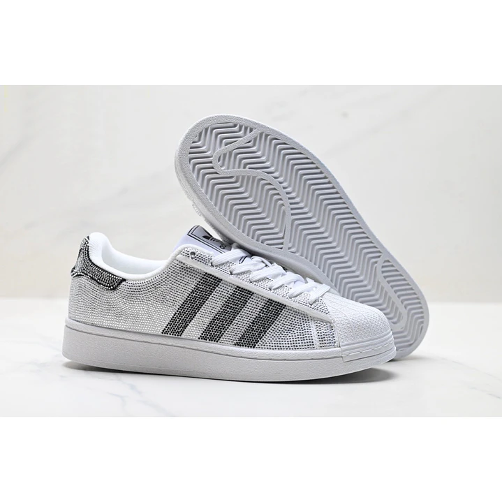 Zapatillas supers tar glitter blanca  1