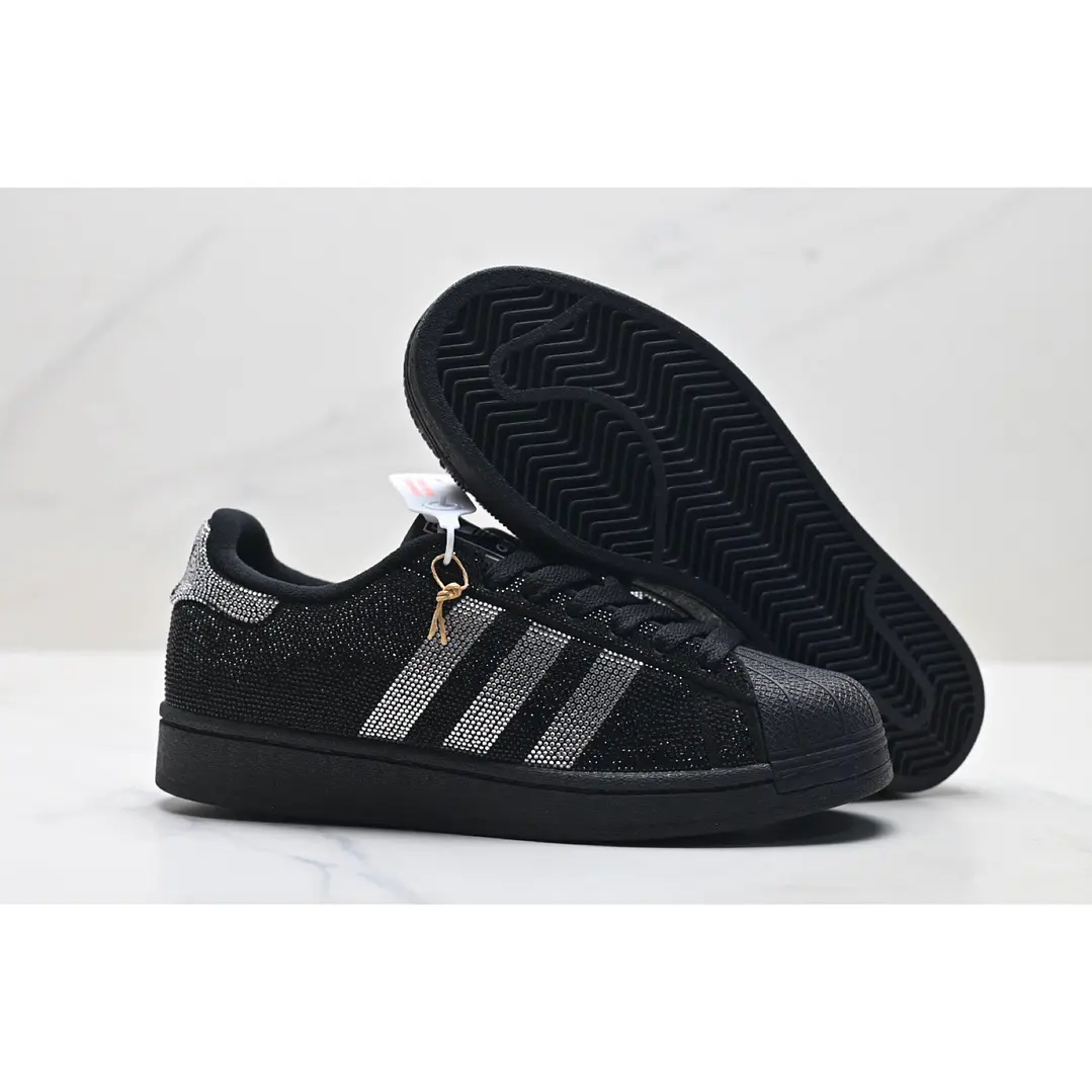 Zapatillas supers tar glitter negra 1