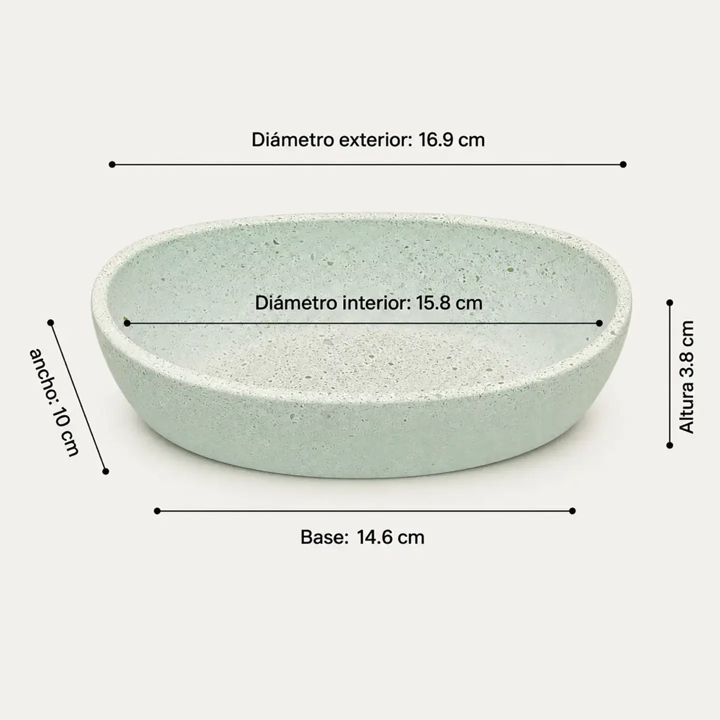 Fuente Ovalada Mediana – Modelo Orilla 4