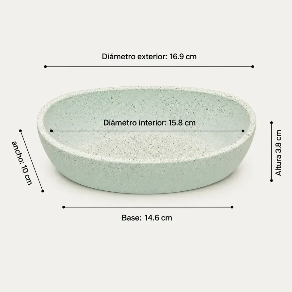 Fuente Ovalada Mediana – Modelo Orilla 4
