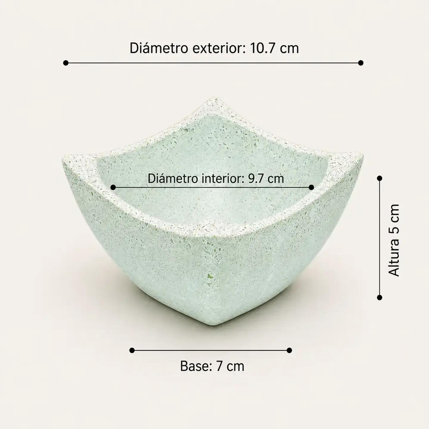 Bowl Triangular Pequeño – Modelo Vela 4