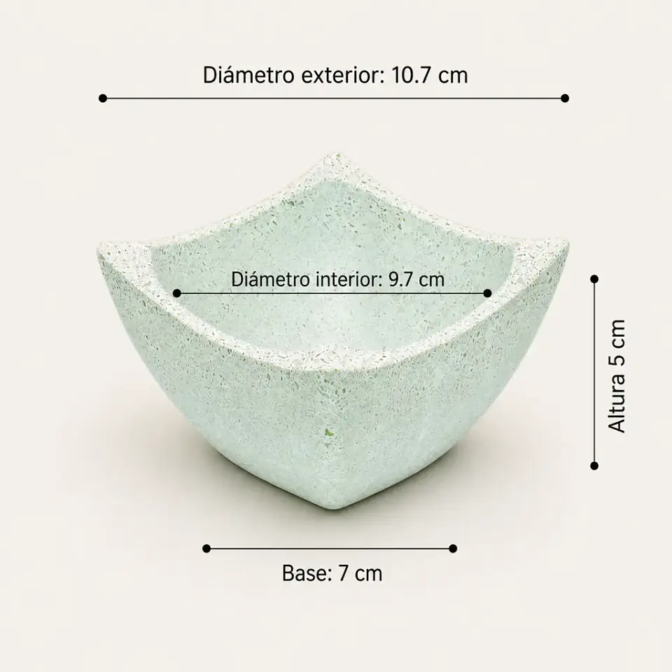 Bowl Triangular Pequeño – Modelo Vela 4