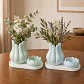 Set Decorativo Tulipán y Loto con Bandeja – Modelo Jardín - Miniatura 1