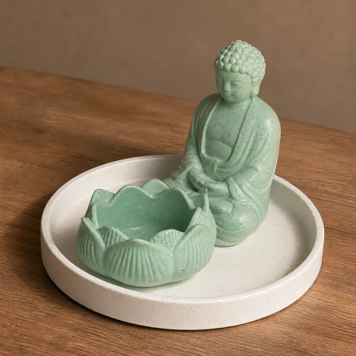 Adorno Zen con Buda y Loto – Modelo Serenidad 2