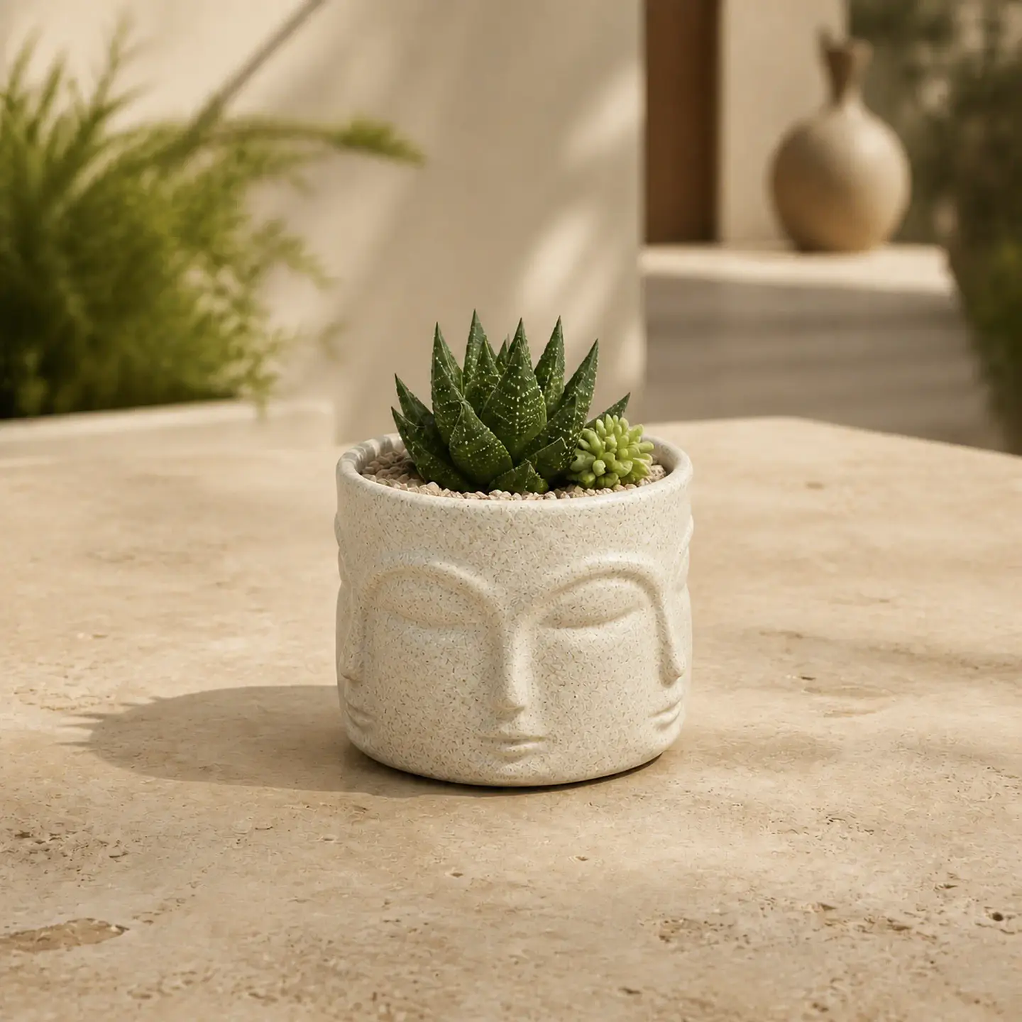 Macetero Decorativo con Rostro – Modelo Musa 2