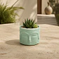 Macetero Decorativo con Rostro – Modelo Musa - Miniatura 4