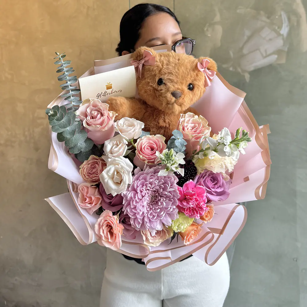 Teddy flowers 