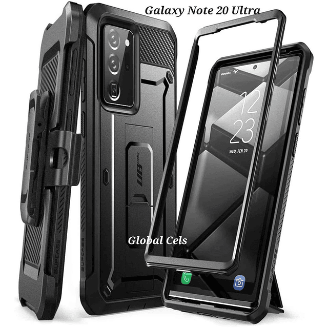 Case Galaxy Note 20 Ultra Supcase Funda 360 protector de caídas y golpes / Negro