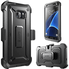 Case Galaxy S7 Edge de Cubierta Completa Supcase con Gancho para llevar en correa