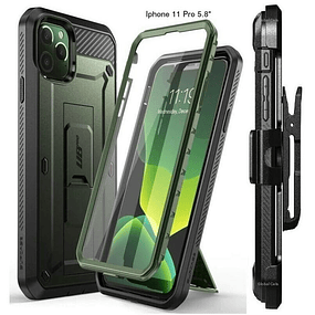 Case IPhone 11 Pro 5.8 pulgadas Verde Metálico c/ Mica Integrada