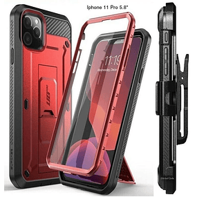 Case IPhone 11 Pro 5.8 5,8 Pulgadas Rojo Vino Metalizado diseño Supcase