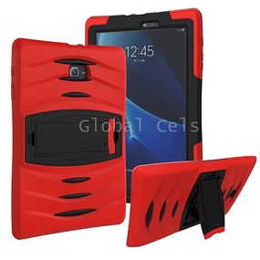 Case Galaxy Tab A 10,1 SM-T580 T585 con Parante inclinable Roja