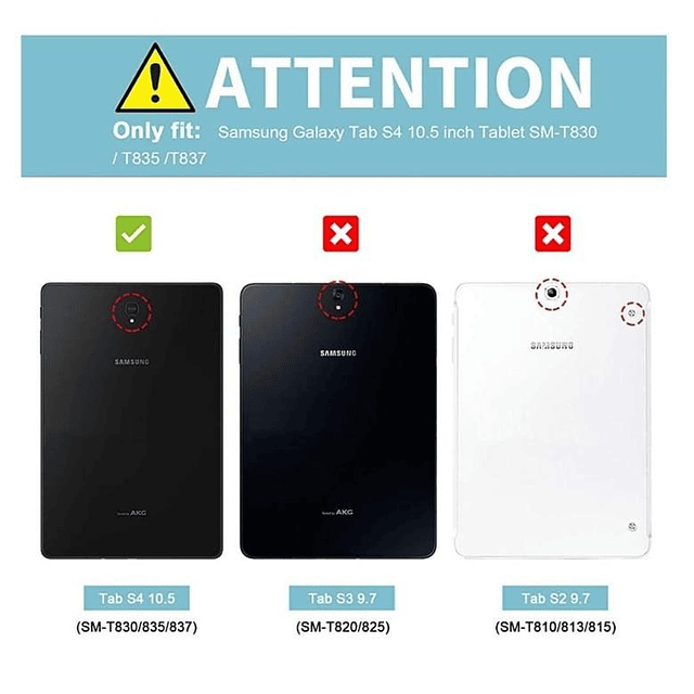 Case con Teclado Galaxy Tab S4 T830 de 10.5 pulgadas T830 T835 2018 marca FINTIE