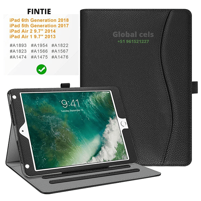 Case iPad Air 2 / iPad Air iPad 6.ª y 5.ª generación iPad 9.7 2018 2017 Smart Flip FINTIE