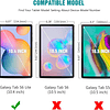 Vidrio Templado Galaxy Tab S6 Lite P610 2020/2022 un 2 Cristales en 1 Pack SM-P610/P613/P615/P619