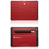Case iPad 9.7 iPad 5 6 c/ 7 Angulos Inclinables Antigolpes c/ Porta Lápiz Zugucase en Rojo