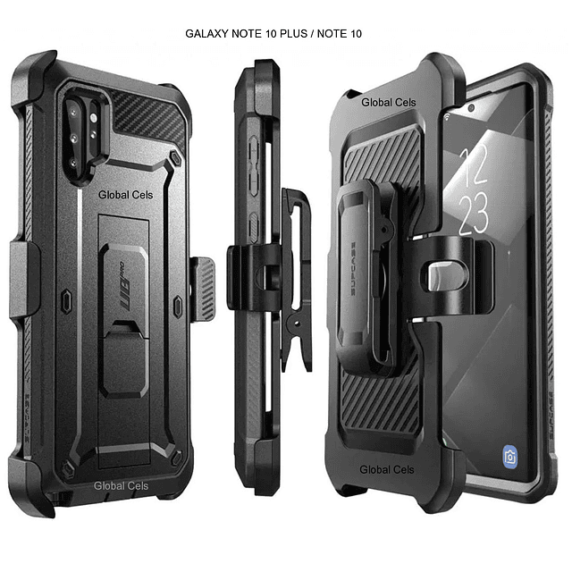 Case Galaxy Note 10 Plus Supcase c/ Gancho c/ Parador Funda 360°