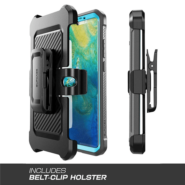 Case Huawei P30 Pro Supcase Armadura de cubierta total con Clip para Correa