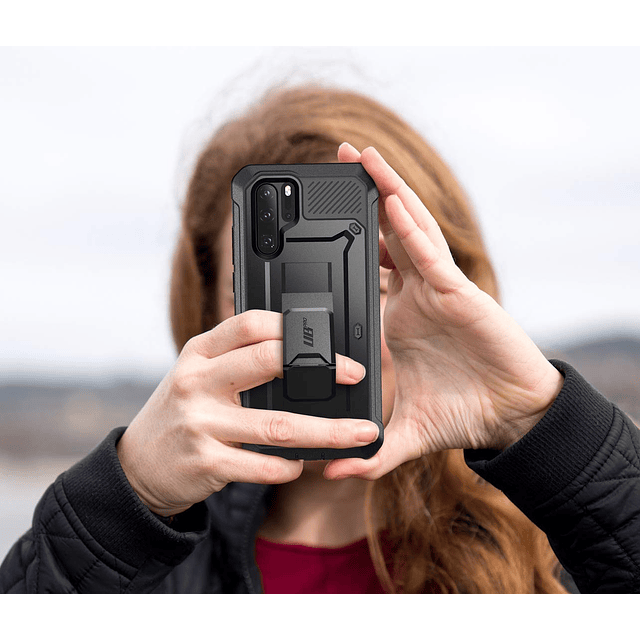 Case Huawei p30 pro P30 Supcase con Clip para Correa Militar