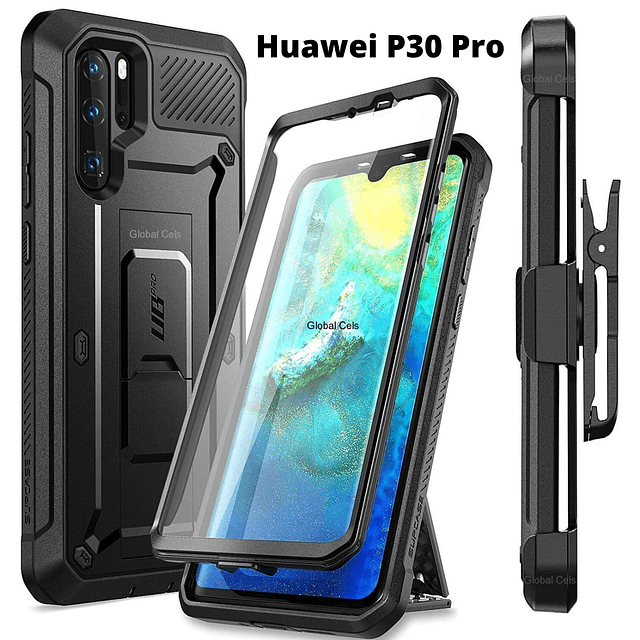 Case Huawei P30 Pro P30 Supcase Funda 360 con Gancho