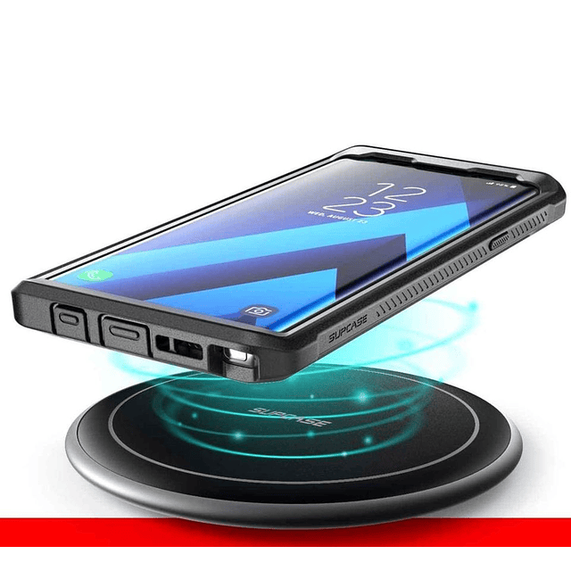 Case Supcase Galaxy Note 9 Militar tiene Parante Gancho y Protector de pantalla