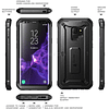 Carcasa Supcase Galaxy s9 Plus con Gancho con Mica Militarizado de 3 Partes