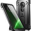 Case Motorola Moto G7 Plus / G7 Poetic Carcasa 360 Militar con Mica / Parador