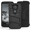 Case para Motorola Moto E5 Plus c/ Vidrio Templado Negro Zizo Militar