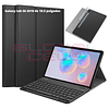 Case con Teclado Fintie para Galaxy Tab S6 2019 SM-T830 T835 T837 Bluetooth Inalámbrico