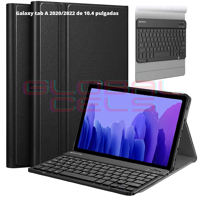 Case con Teclado Fintie para Galaxy Tab A7 10.4 T500 T505 2022 2020 Bluetooth Inalámbrico