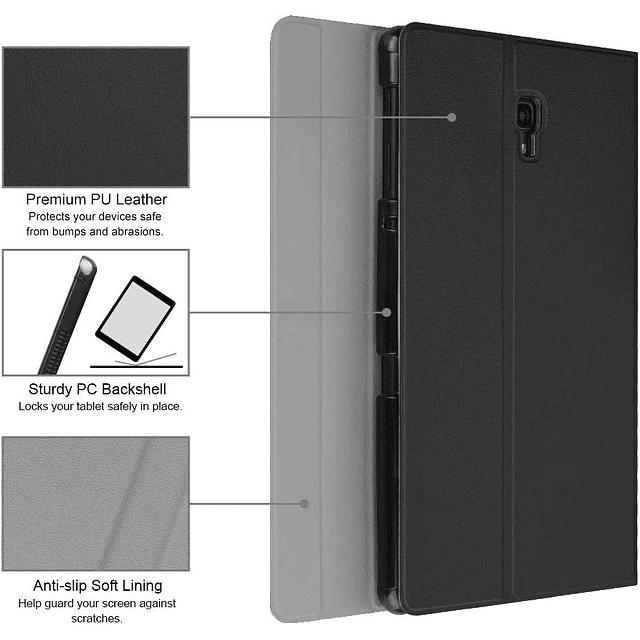 Case con Teclado Fintie para Galaxy Tab A 10.5 2018 T590 T595 Bluetooth Inalámbrico