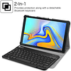 Case con Teclado Fintie para Galaxy Tab A 10.5 2018 T590 T595 Bluetooth Inalámbrico