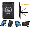 Carcasa para Galaxy Tab S3 SM-T820 T825 Recio para Inclinar Múltiples Ángulos c/ Mica Protectora