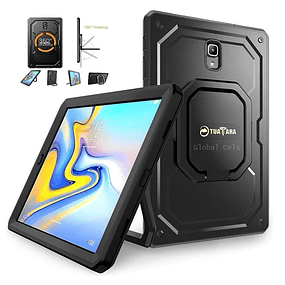 Carcasa Galaxy Tab A T590 2018 FINTIE con Múltiples Ángulos c/ Mica Protectora 
