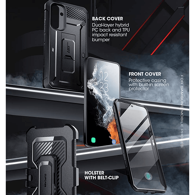 Case Samsung Galaxy A34 5g 2023 Supcase Protector 360° con Apoyo Inclinable