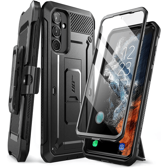 Case Supcase Galaxy A54 5G con Mica Protectora con Gancho
