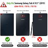 Teclado con Cover Fintie Galaxy Tab A 10 pulgadas 2019 Sm-T510 T515 Bluetooth