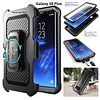 Case Galaxy S8 Plus Supcase S8 Normal Note 10 Fundas 360 c/ Mica Incorporada c/ Clip para Correa