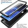 Case Galaxy S8 Plus Supcase S8 Normal Note 10 Fundas 360 c/ Mica Incorporada c/ Clip para Correa