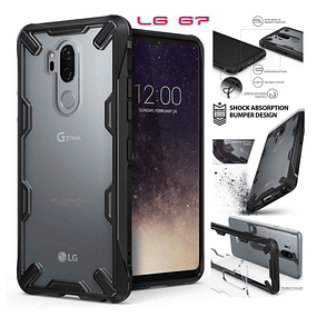 Carcasa Case LG G7 ThinQ 2018 Ringke Fusion-X protector militar contra caídas Transparente