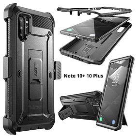 Case Galaxy Note 10 Plus / Note 10 Plus 5G Supcase Militar c/ Soporte y c/ Clip para Correa