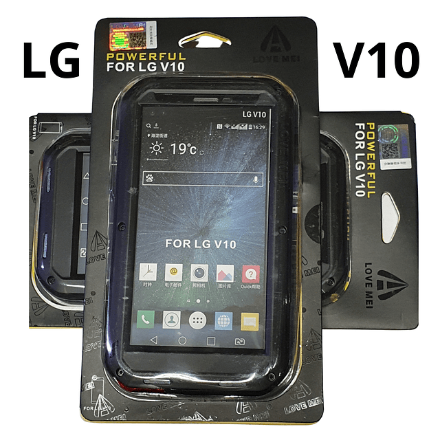 Carcasa Case LG V10 METAL LOVE MEI Protector Tipo Tanque Extremo AntiShock Metálico