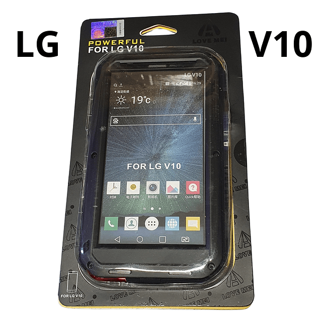 Carcasa Case LG V10 METAL LOVE MEI Protector Tipo Tanque Extremo AntiShock Metálico