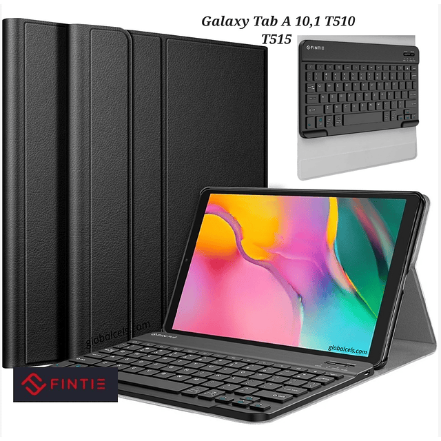 Fundas con Teclado Fintie Samsung Galaxy Tab A 10.1 Sm-T510 T515 Bluetooth Inalámbrico